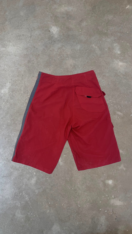 BS0025 Billabong Red and Black Vintage Boardshorts (30")