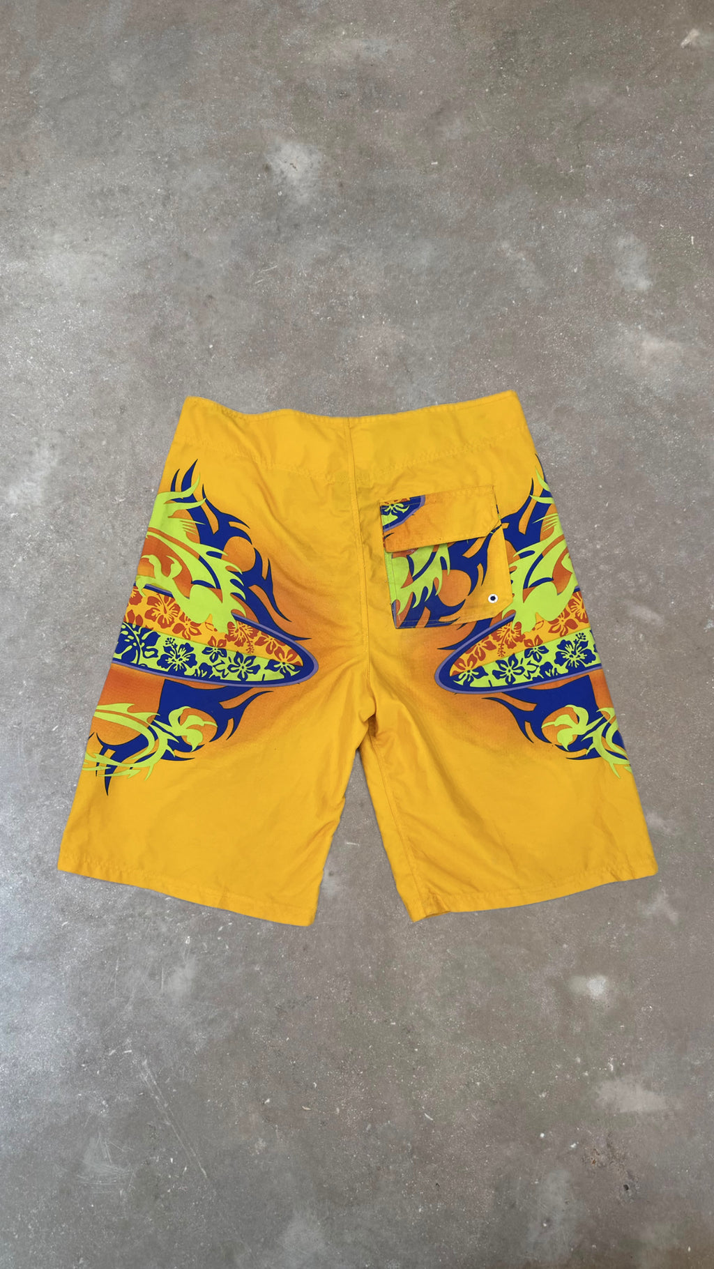 BS0026 BILLABONG YELLOW BOARDSHORTS