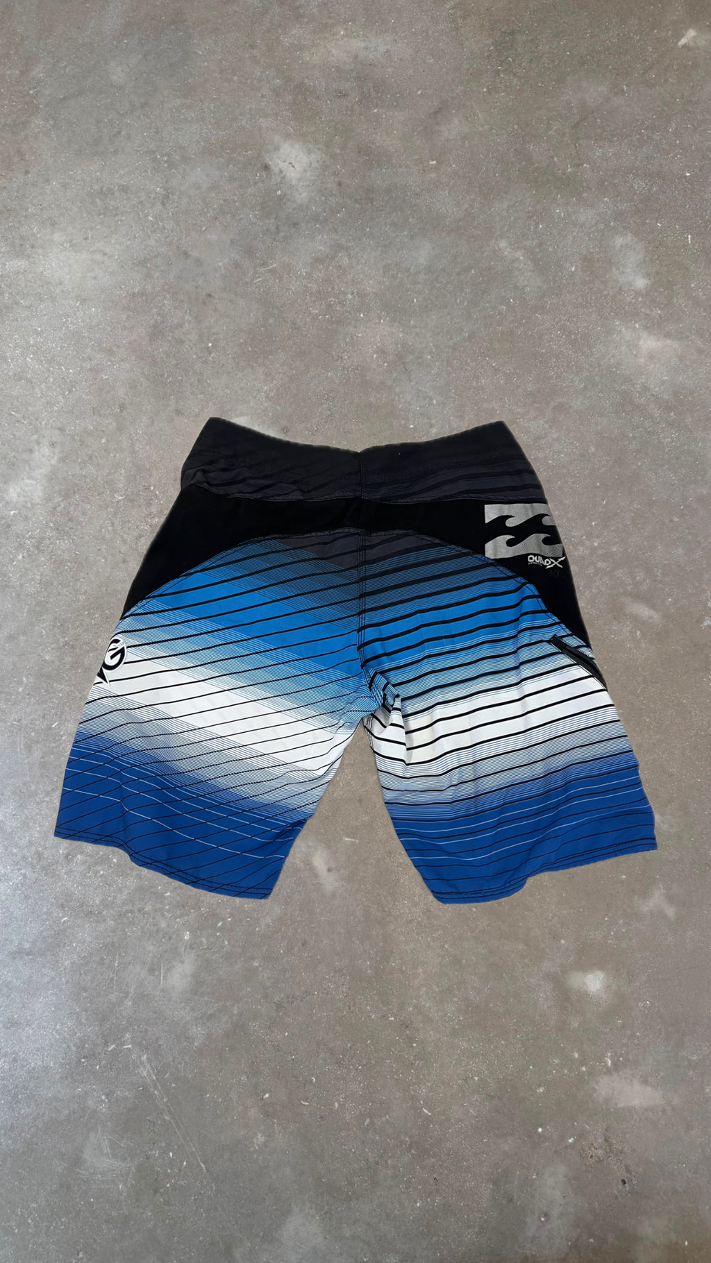 BS0034 BILLAONG BLACK BLUE BOARDSHORTS