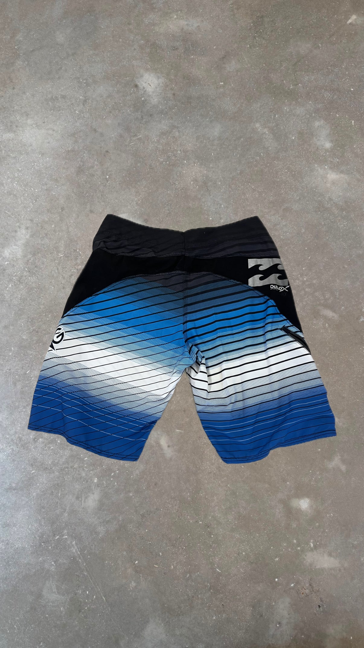 BS0034 BILLAONG BLACK BLUE BOARDSHORTS