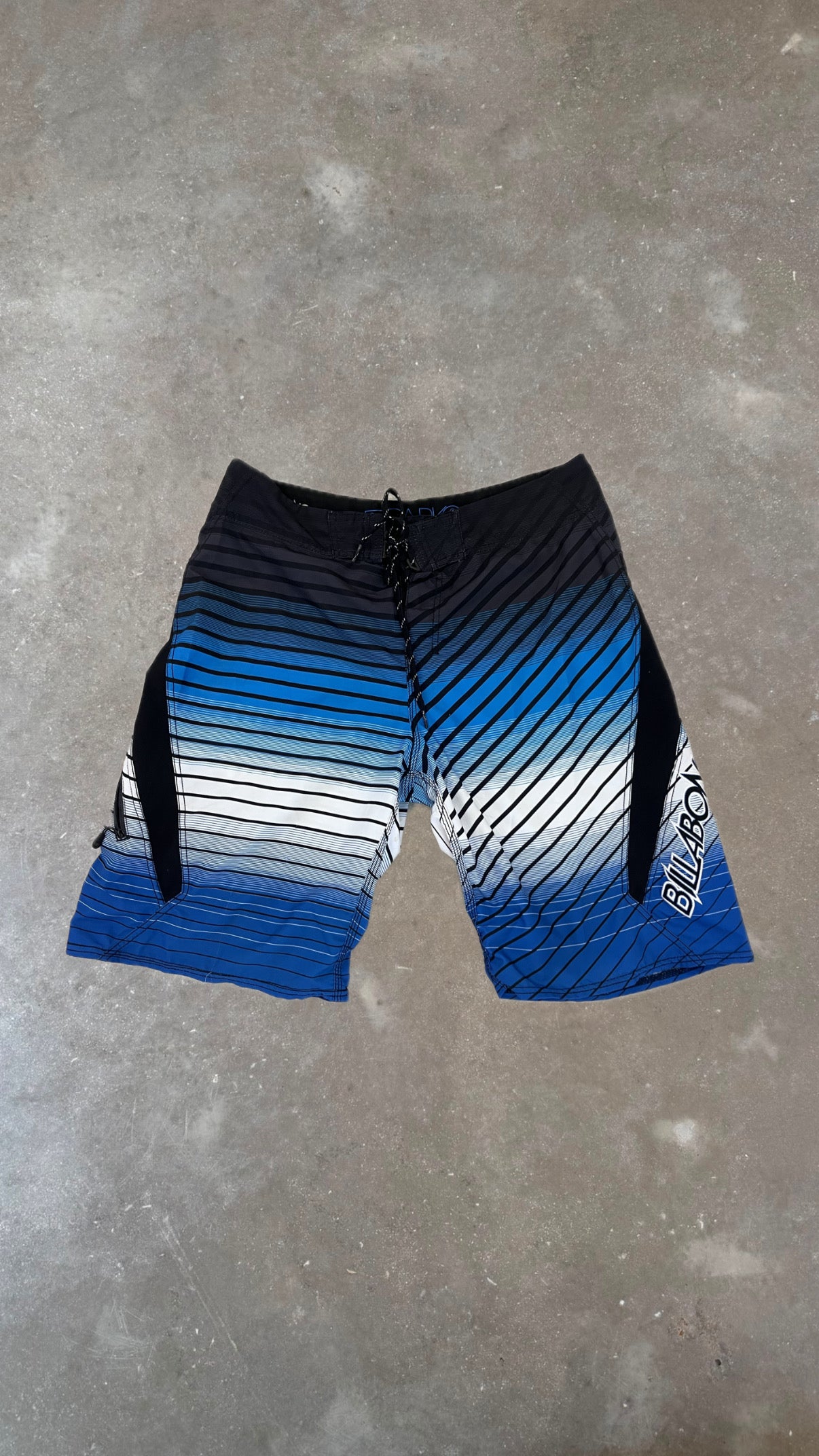 BS0034 BILLAONG BLACK BLUE BOARDSHORTS