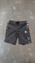 BS0072 T&C SURF Gray and White Vintage Boardshorts (34")