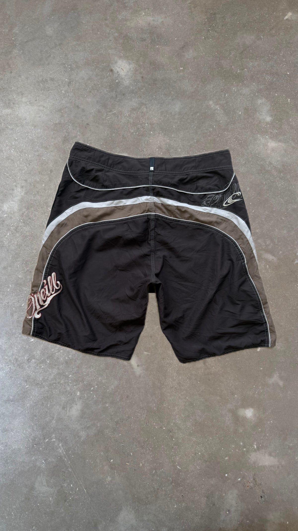 BS0155 O'neill Brown and Gray Vintage Boardshorts (38")