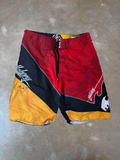 Billabong Colorblock Boardshorts (Red/Yellow)