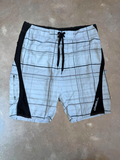 O'Neill Plaid Boardshorts (White)