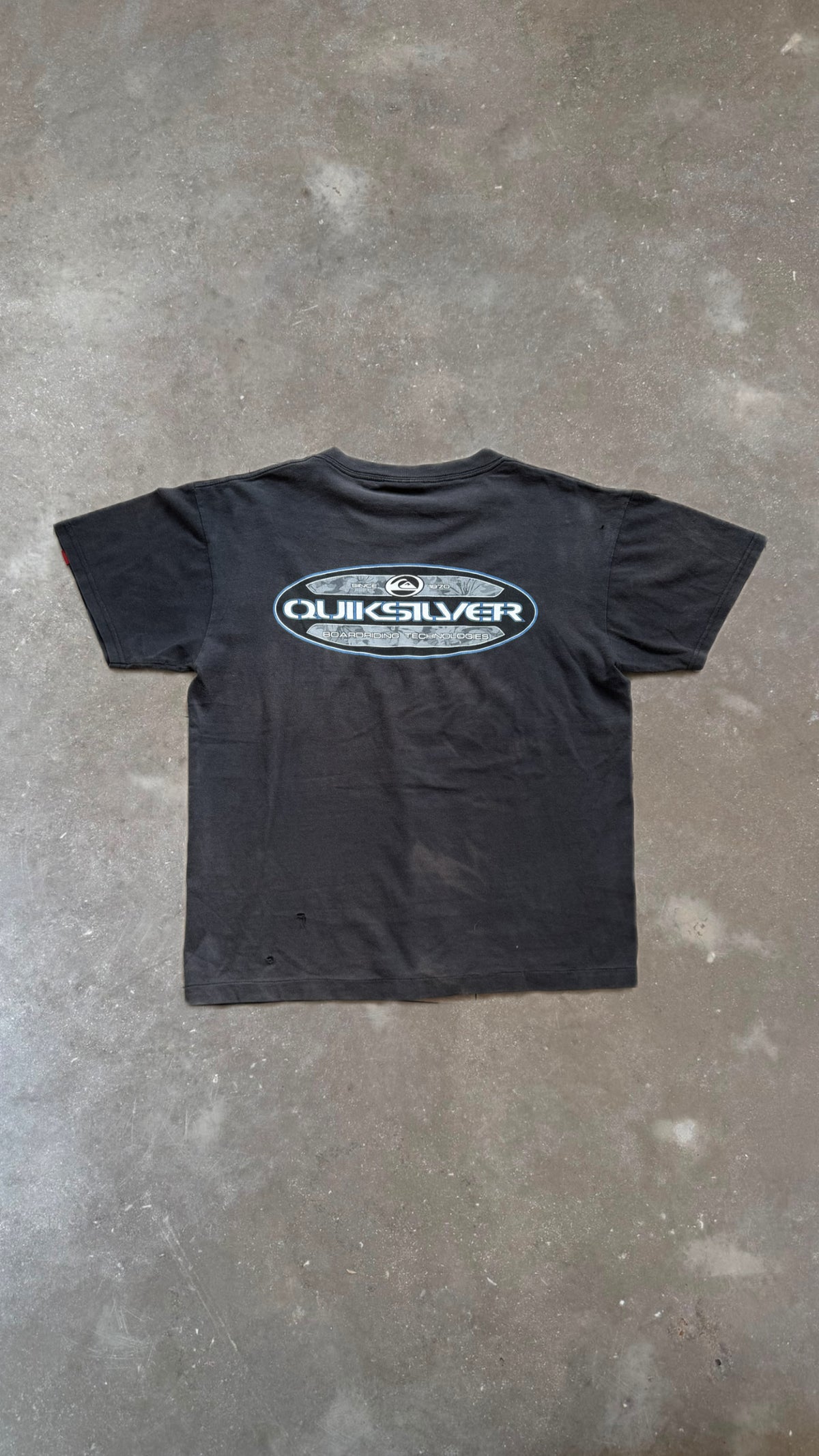 TS0017 Quicksilver Black Vintage T-Shirt (M)
