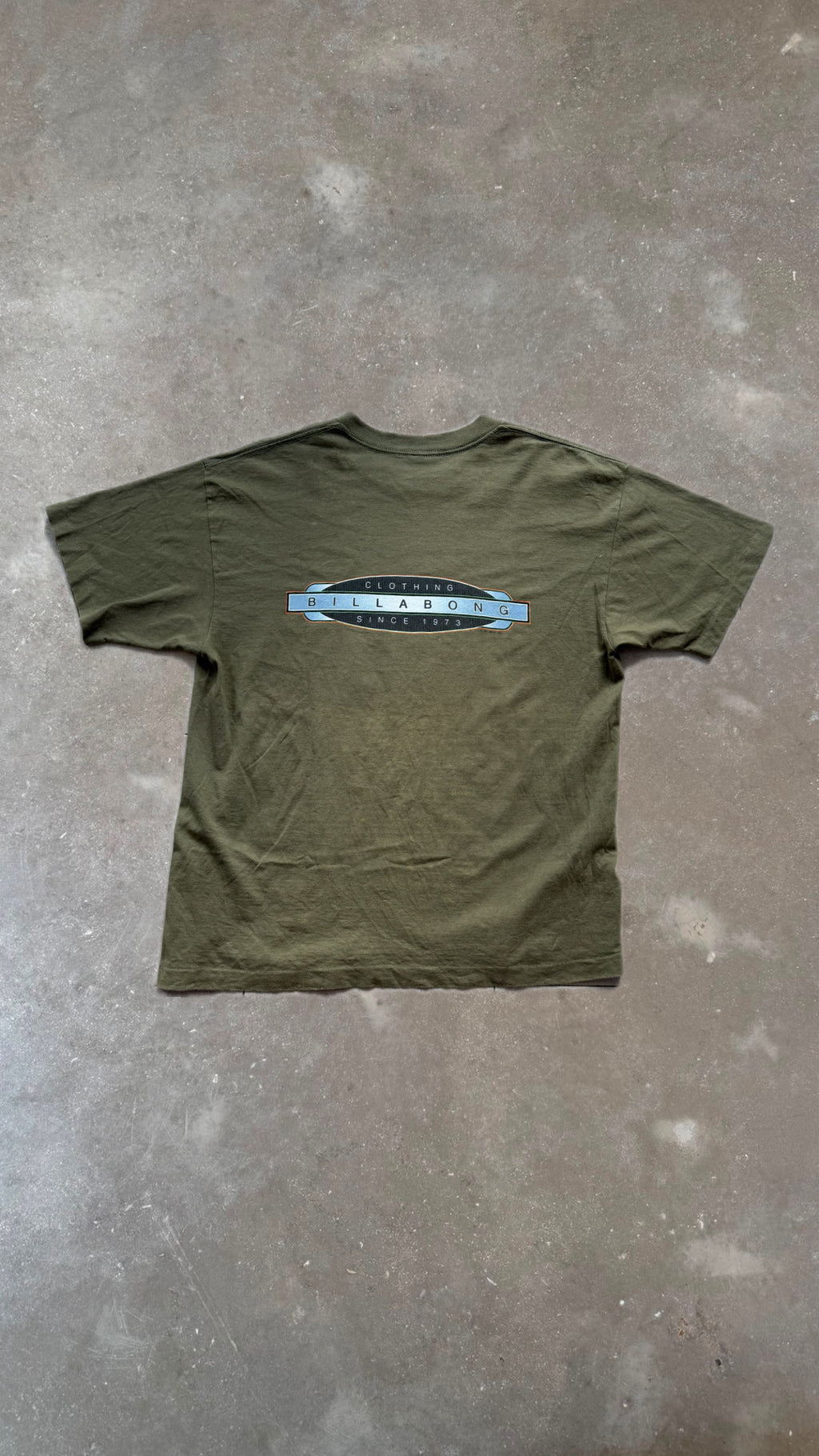 TS0030 Billabong Green Vintage T-Shirt (L)
