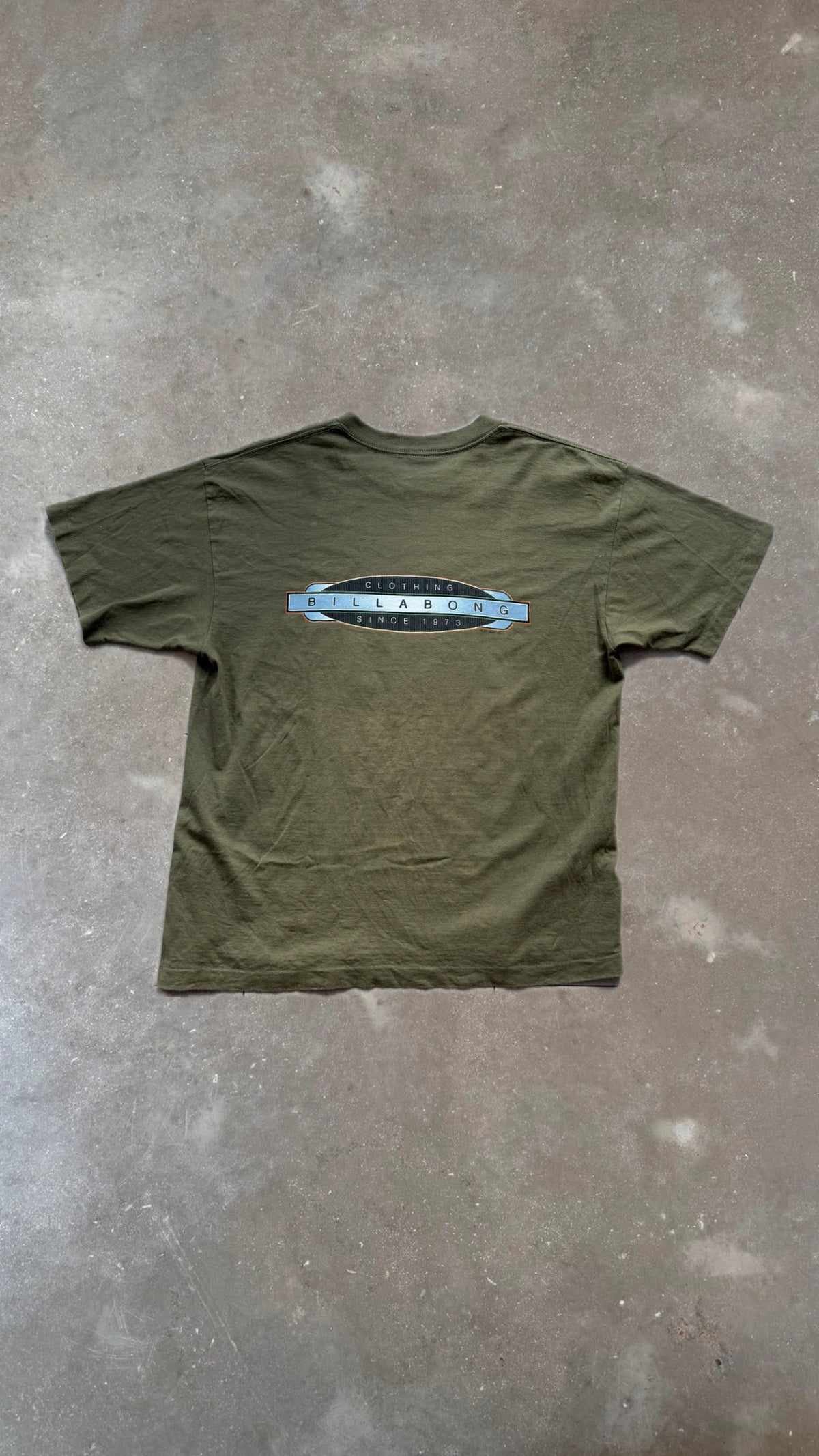 TS0030 Billabong Green Vintage T-Shirt (L)
