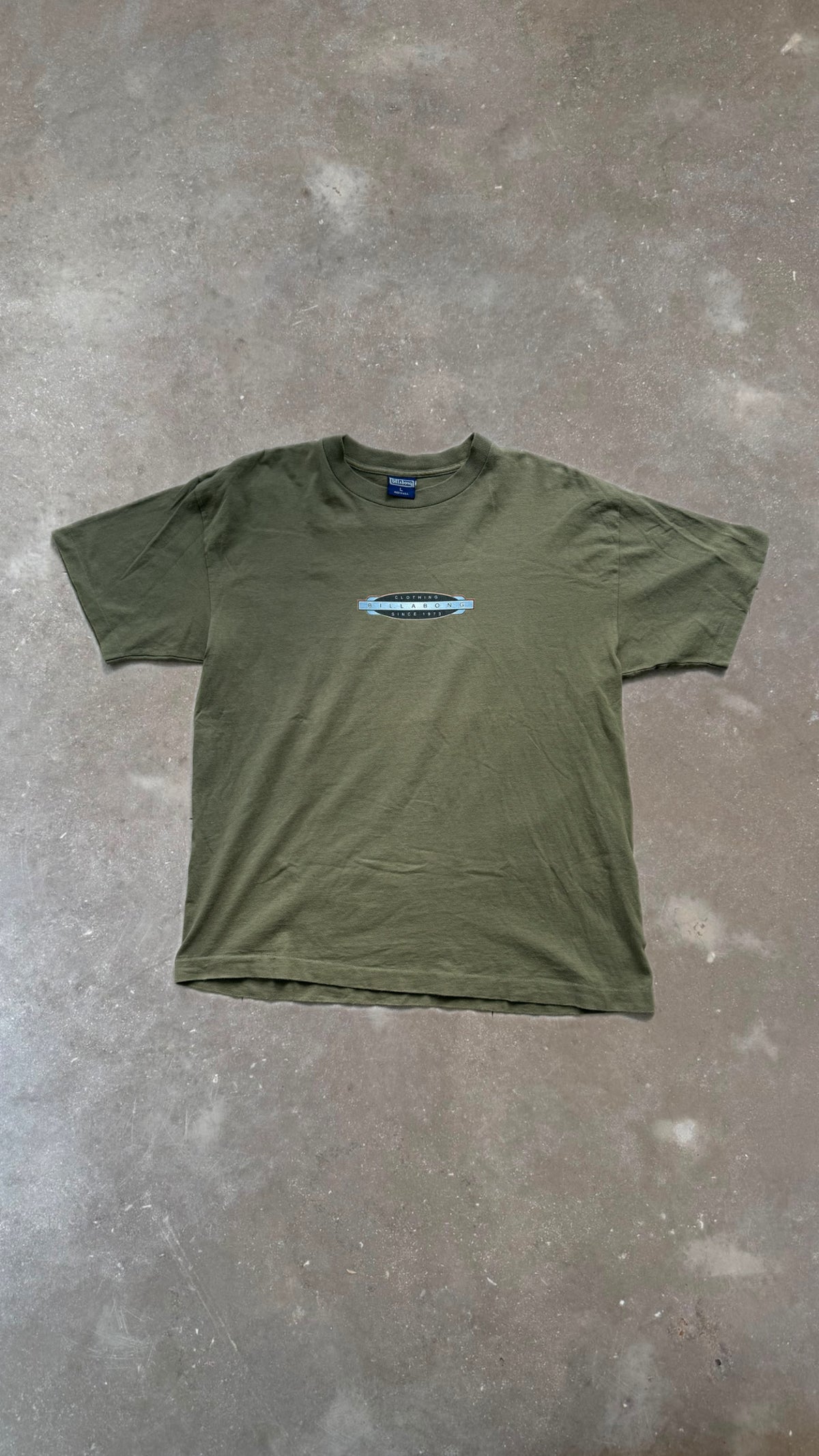 TS0030 Billabong Green Vintage T-Shirt (L)