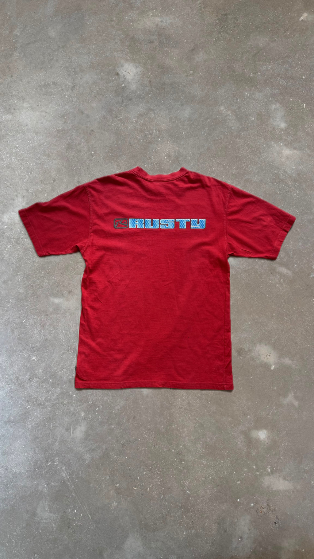 TS0034 Rusty Red Vintage T-Shirt (M)