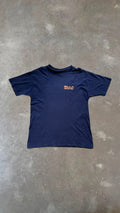TS0037 Billabong Blue and Orange Vintage T-Shirt (L)