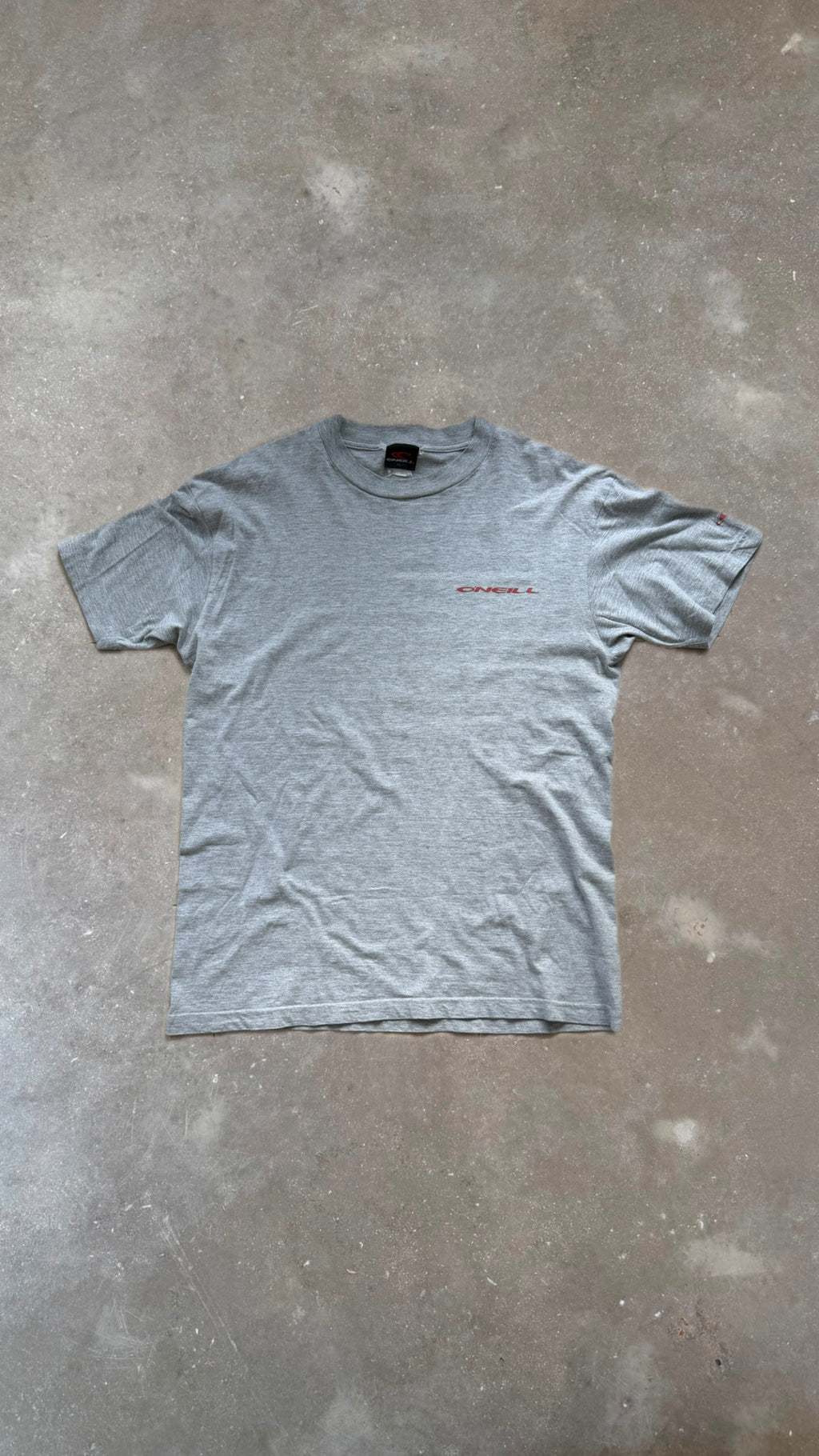 TS0039 O'neill Gray Fish Vintage T-Shirt (L)