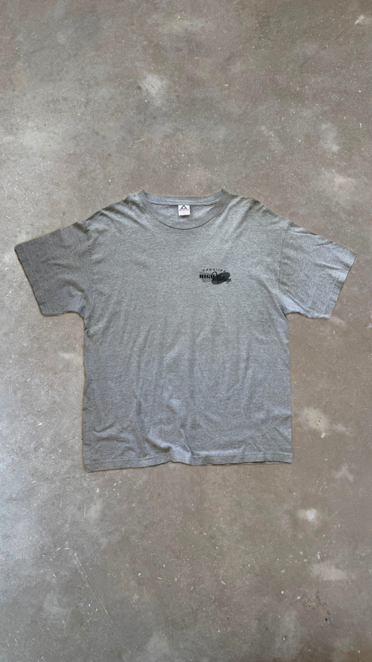 TS0003 Unbranded Gray "Hawaiian High Voltage" Vintage T-Shirt (XXL)
