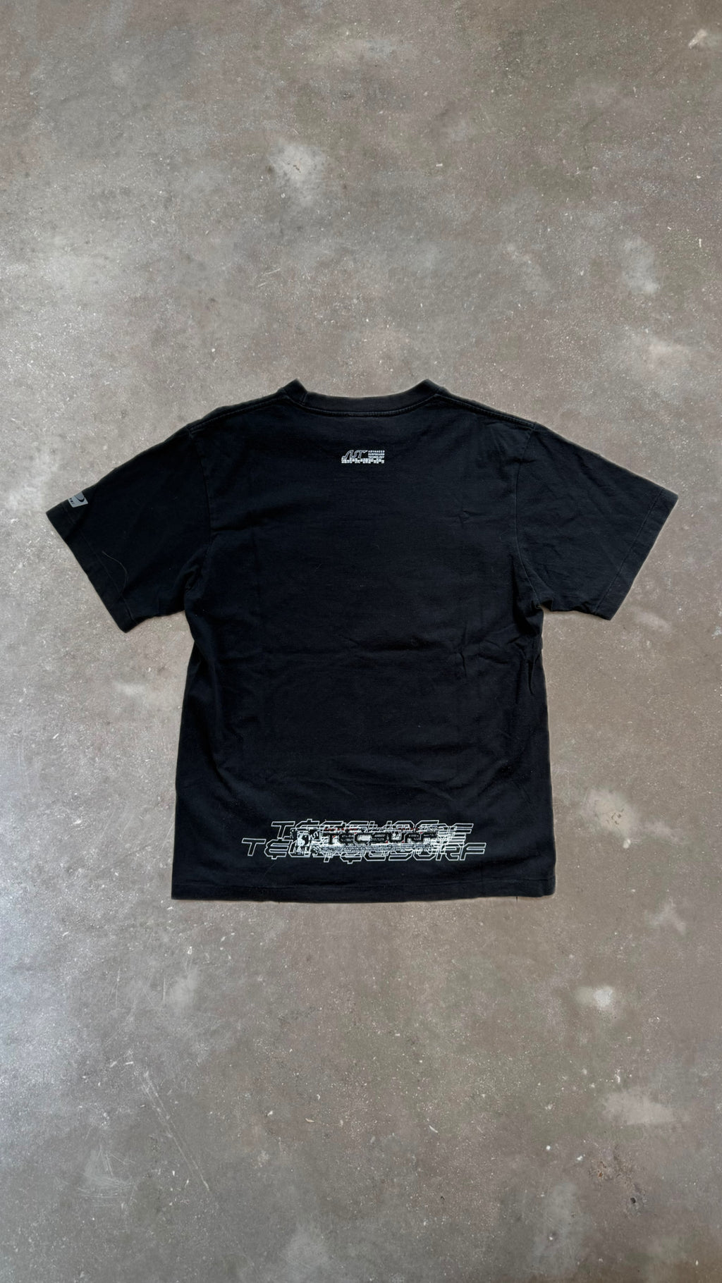 TS0043 T&C SURF Black, Gray and White Vintage T-Shirt (M)